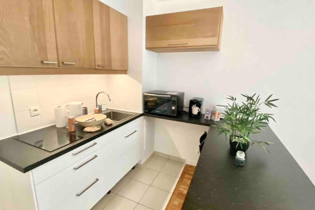 Appartement Moderne, Metro 7, Parking Et Jardin Villejuif Exterior foto