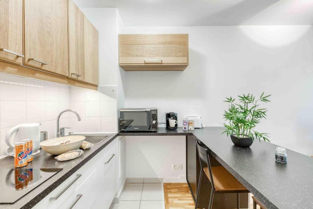 Appartement Moderne, Metro 7, Parking Et Jardin Villejuif Exterior foto